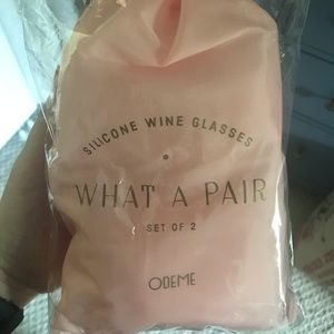 Odeme silicone wine glasses
